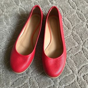 Nine West “westies” pink flats, size 9